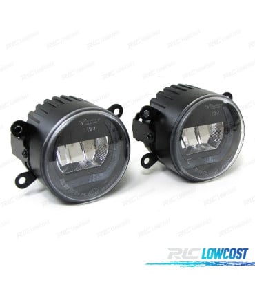 FAROS ANTINIEBLA LUZ DIURNA UNIVERSAL NEGRO