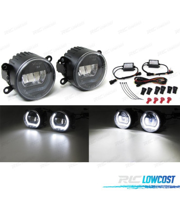 FAROS ANTINIEBLA LUZ DIURNA UNIVERSAL NEGRO