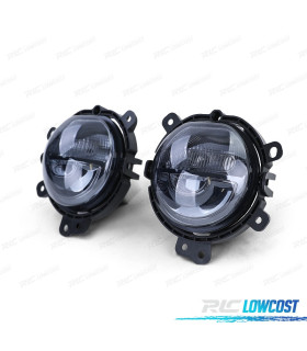 FAROS ANTINIEBLA MINI ONE COOPER F54 F55 F56 F57 13- NEGRO AHUMADO