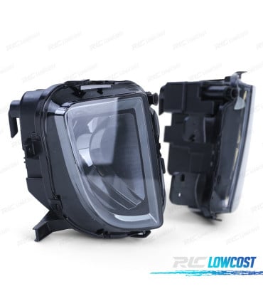 FAROS ANTINIEBLA PARA VOLKSWAGEN VW GOLF VI 6 GTI GTD 08-11 AHUMADO