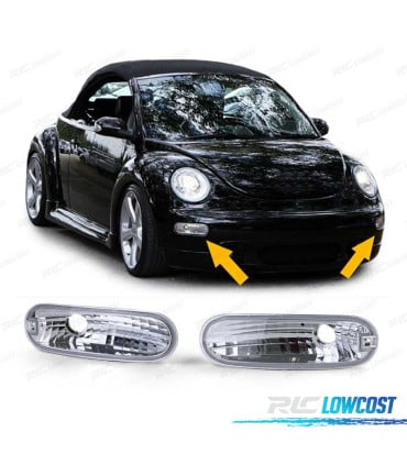 INTERMITENTES FRONTALES VOLKSWAGEN VW NEW BEETLE 98-06 CROMO