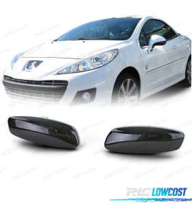 INTERMITENTES ESPEJO PARA PEUGEOT CITROEN LED NEGRO AHUMADO