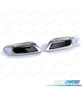 INTERMITENTES LATERALES PARA MINI COOPER F55 F56 F57 13- LED NEGRO PLATA