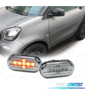INTERMITENTES LATERALES PARA SMART FORTWO 453 14- LED CROMO