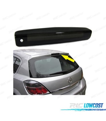 CRISTAL TERCERA LUZ DE FRENO PARA OPEL ASTRA H HATCHBACK 04-09 NEGRA