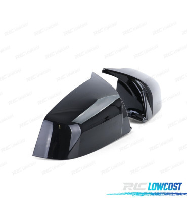 CARCASAS ESPEJO PARA BMW E60 E61 07-09 LOOK M NEGRO BRILLO