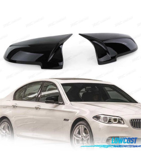 CARCASAS ESPEJO PARA BMW F10 F11 LCI F07 LOOK M NEGRO BRILLO