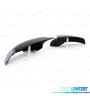 CARCASAS ESPEJO PARA BMW F10 F11 LCI F07 LOOK M NEGRO BRILLO