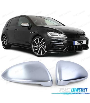 CARCASA ESPEJO PARA VOLKSWAGEN VW GOLF 7 5G1 12- PLATA MATE