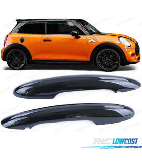 CARCASA TIRADOR PUERTA MINI F55 F56 F57 NEGRO BRILLO