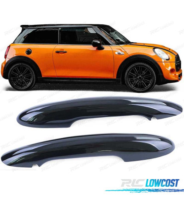 CARCASA TIRADOR PUERTA MINI F55 F56 F57 NEGRO BRILLO