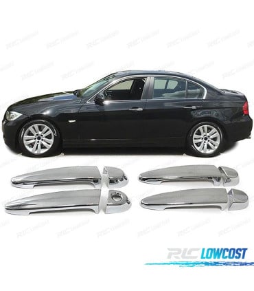 CARCASA TIRADOR PUERTA BMW E87 X6 E71 3ER E90 CROMO