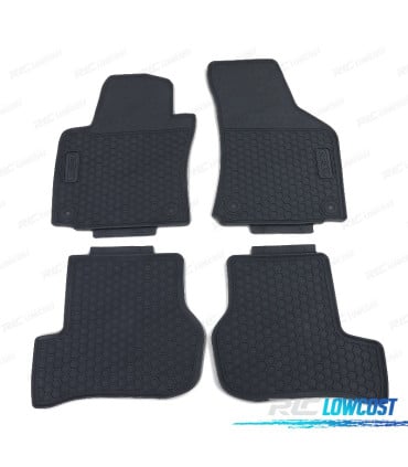 ALFOMBRILLAS GOMA SKODA OCTAVIA 1Z3 1Z5 04-13 4 PIEZAS