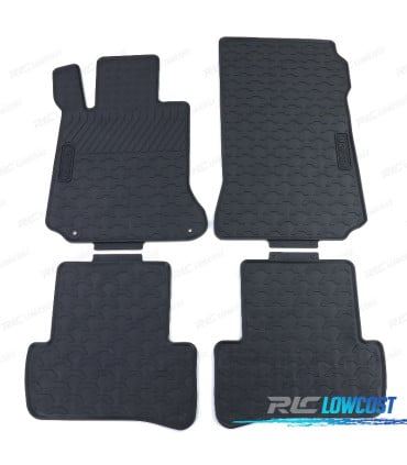 ALFOMBRILLAS GOMA MERCEDES CLASE C W204 S204 07-11 4 PIEZAS