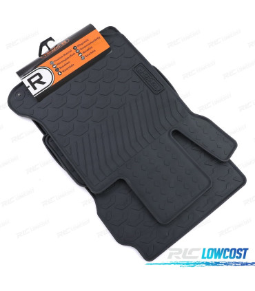 ALFOMBRILLAS GOMA MERCEDES CLASE C W204 S204 07-11 4 PIEZAS