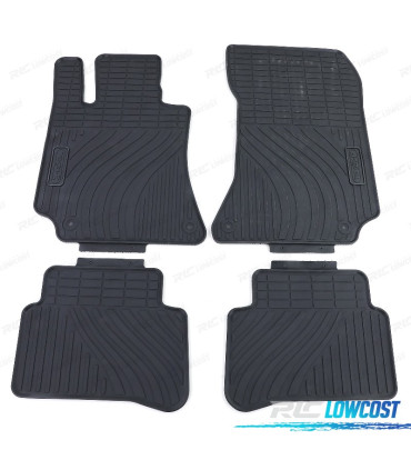 ALFOMBRILLAS GOMA MERCEDES CLASE E W212 09-16 4 PIEZAS