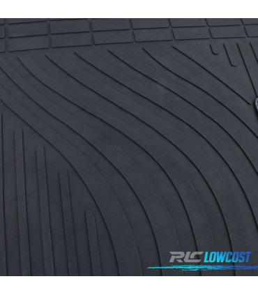 ALFOMBRILLAS GOMA PEUGEOT 207 WA WC WK 06-14 4 PIEZAS
