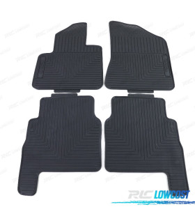 ALFOMBRILLAS GOMA HYUNDAI SANTA FE CM 06-12 4 PIEZAS