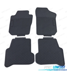 ALFOMBRILLAS GOMA SEAT IBIZA 4 6J 6P 08- 4 PIEZAS