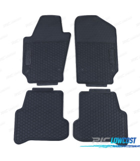 ALFOMBRILLAS GOMA SKODA FABIA 3 NJ 14- 4 PIEZAS