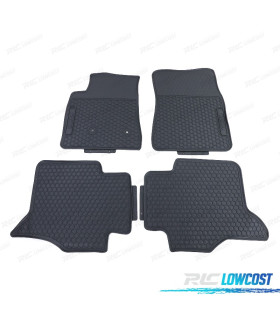 ALFOMBRILLAS GOMA MITSUBISHI PAJERO 4 07- 4 PIEZAS