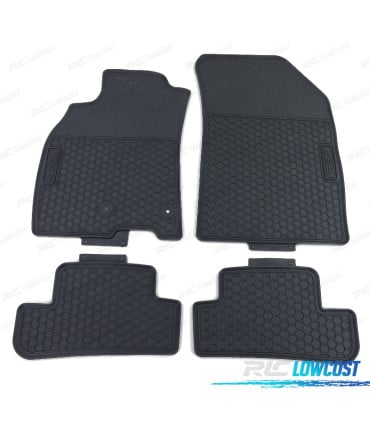ALFOMBRILLAS GOMA RENAULT MEGANE KZ BZ 08- 4 PIEZAS