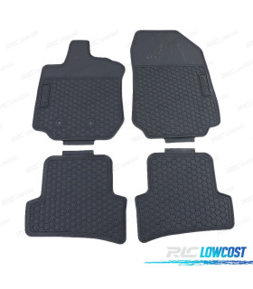 ALFOMBRILLAS GOMA RENAULT CLIO 3 05- BR CR 4 PIEZAS