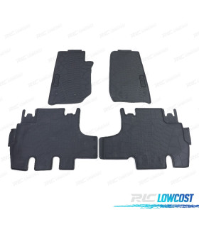 ALFOMBRILLAS GOMA JEEP WRANGLER JK 07-19 4 PIEZAS