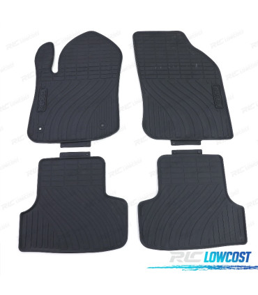 ALFOMBRILLAS GOMA PEUGEOT 208 12-19 4 PIEZAS