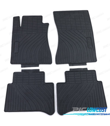 ALFOMBRILLAS GOMA MERCEDES CLASE E W211 S211 02-09 4 PIEZAS