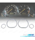 AROS CUADRO DE INTRUMENTOS VOLKSWAGEN VW GOLF 3 91-97 CROMADOS
