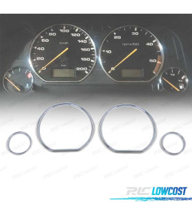 AROS CUADRO DE INTRUMENTOS VOLKSWAGEN VW GOLF 3 91-97 CROMADOS