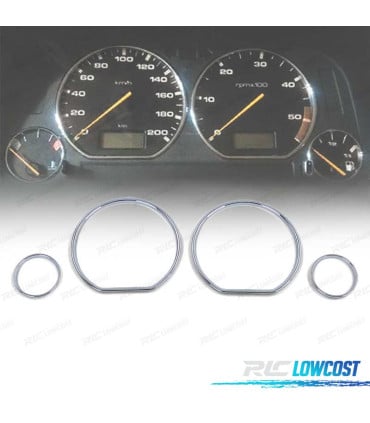 AROS CUADRO DE INTRUMENTOS VOLKSWAGEN VW GOLF 3 91-97 CROMADOS