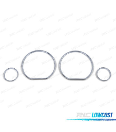 AROS CUADRO DE INTRUMENTOS VOLKSWAGEN VW GOLF 3 91-97 CROMADOS