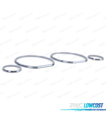 AROS CUADRO DE INTRUMENTOS VOLKSWAGEN VW GOLF 3 91-97 CROMADOS