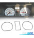 AROS CUADRO DE INTRUMENTOS VOLKSWAGEN VW GOLF 2 83-92 CROMO