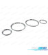 AROS CUADRO DE INTRUMENTOS PARA OPEL CORSA B TIGRA A CROMO