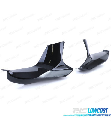 SPLITTERS PARAGOLPES BMW G30 G31 17-19 LOOK M5 NEGRO BRILLO