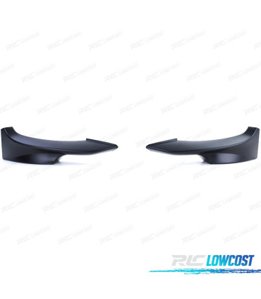 SPLITTERS PARAGOLPES BMW E92 E93 10-13 LOOK M PERFORMANCE NEGRO MATE