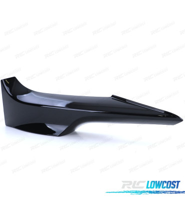 SPLITTERS PARAGOLPES BMW E92 E93 06-10 LOOK M NEGRO BRILLO