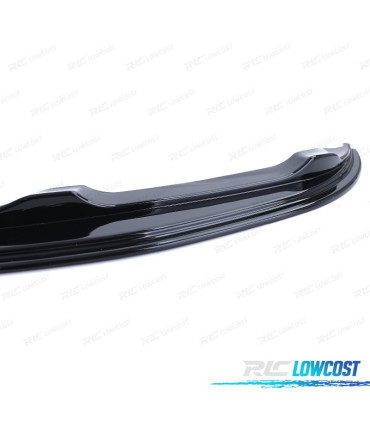 SPOILER LIP BMW E90 E91 05-08 LOOK M NEGRO BRILLO