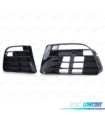 REJILLAS VOLKSWAGEN VW GOLF 6 09-12 LOOK R20 NEGRO BRILLO