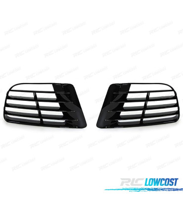 REJILLAS NIEBLA VOLKSWAGEN VW GOLF 6 5K1 09-13 R20 NEGRO BRILLO