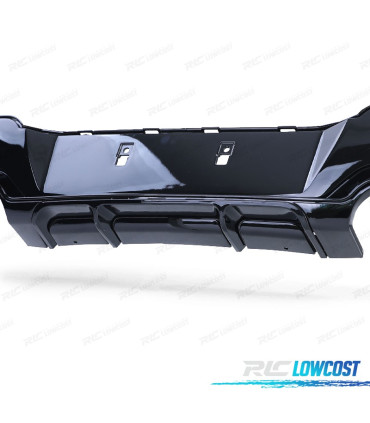 DIFUSOR BMW F20 F21 10-15 LOOK M PERFORMANCE NEGRO BRILLO
