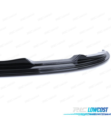 SPOILER LIP BMW E90 E91 08-12 PACK M NEGRO BRILLO