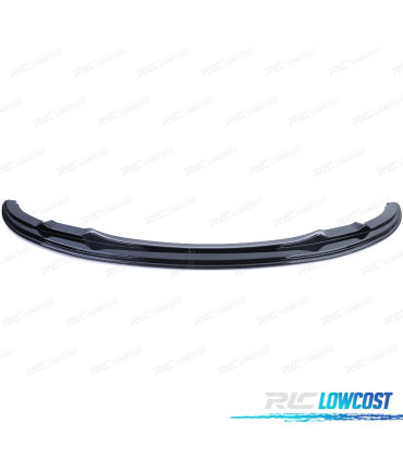 SPOILER LIP FRONTAL BMW E92 E93 06-10 LOOK M NEGRO BRILLO