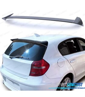 ALERON SPOILER BMW E81 E87 04-12 LOOK M PERFORMANCE NEGRO BRILLO