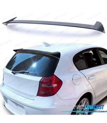 ALERON SPOILER BMW E81 E87 04-12 LOOK M PERFORMANCE NEGRO BRILLO