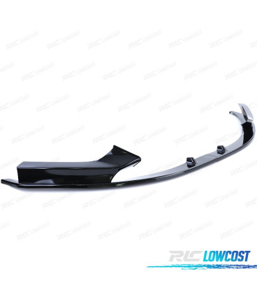 SPOILER LIP BMW F22 F23 LOOK M PERFORMANCE NEGRO BRILLO ABS
