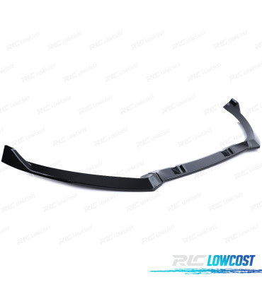 SPOILER LIP AUDI A5 8T 8F 11-17 NEGRO BRILLO